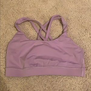 Lululemon Energy Bra - Size 6 - Purple